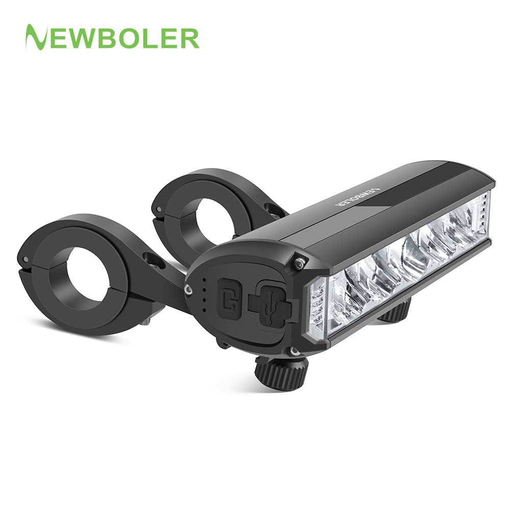 Mountain Biking Backpack - NEWBOLER Bicycle Light Front 10000mAh Bike