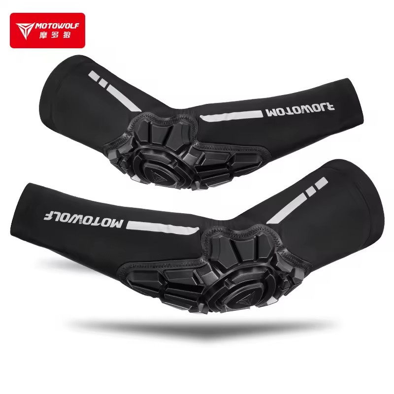 Mountain Biking Elbow Pads - MOTOWOLF Motocross Elbow Protector BMX DH