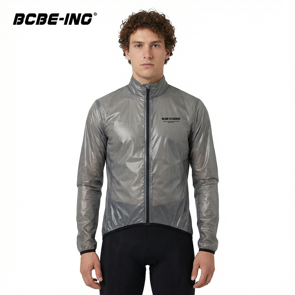 Mountain Biking Rain Jacket - BCBE-ING Cycling Rain Jacket Lightweight Windproof