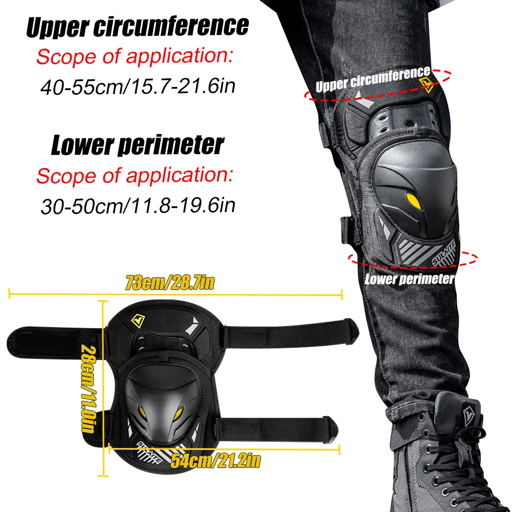 GOMOREON 1Pair Motorcycle Elec - огляд і ціна Mountain Biking Elbow Pads