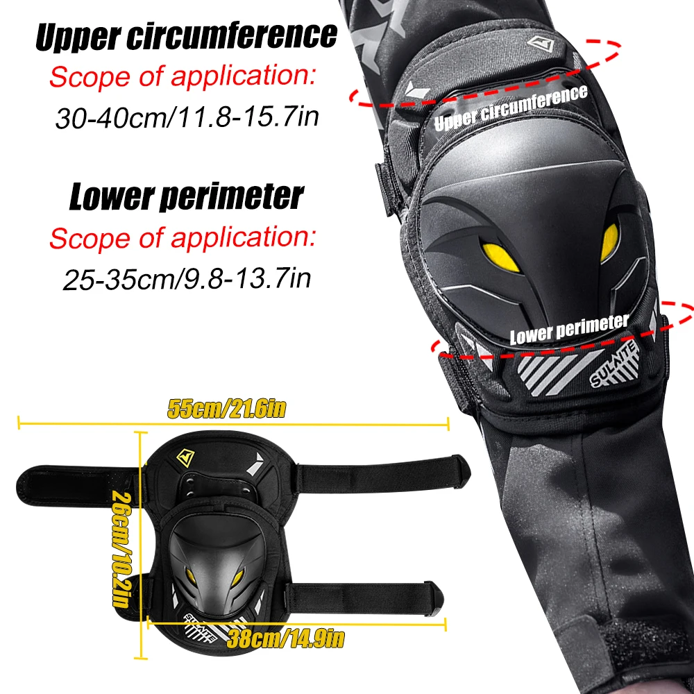 GOMOREON 1Pair Motorcycle Elec - огляд і ціна Mountain Biking Elbow Pads