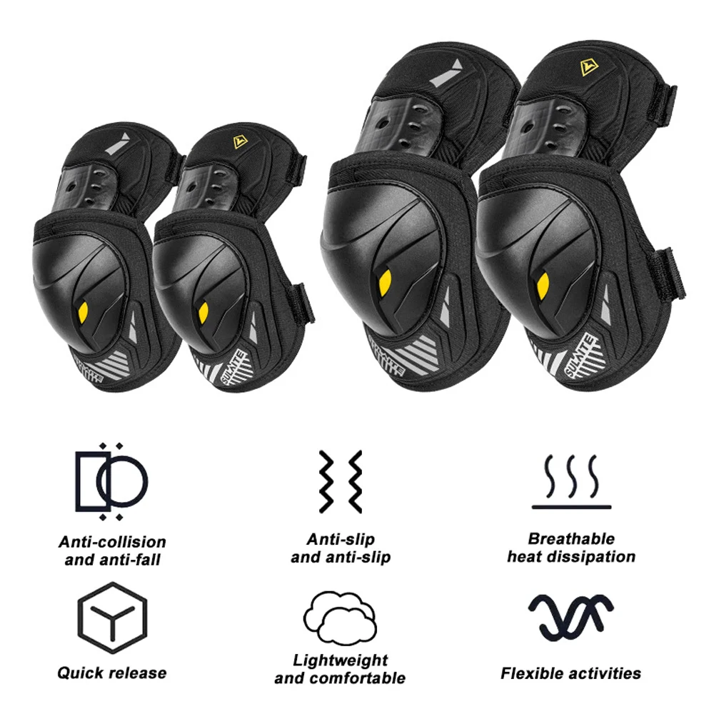 GOMOREON 1Pair Motorcycle Elec - огляд і ціна Mountain Biking Elbow Pads
