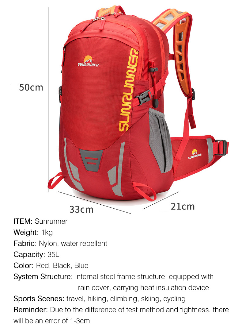 35L Hiking Backpack Bag Large  - огляд і ціна Mountain Biking Backpack