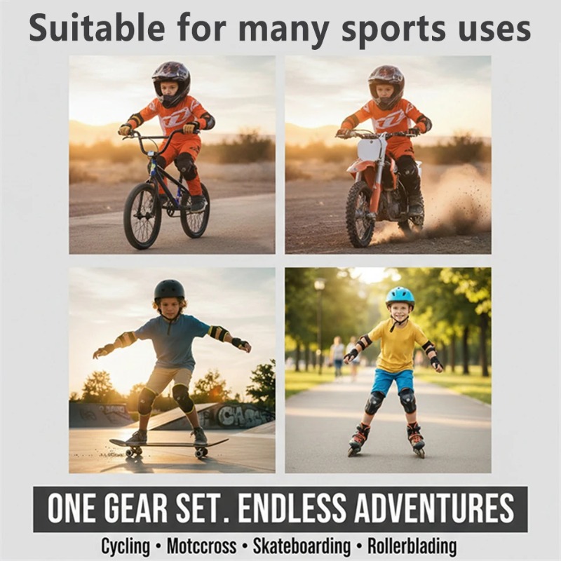 Anti-Fall Kids Knee Elbow Pads - огляд і ціна Mountain Biking Elbow Pads