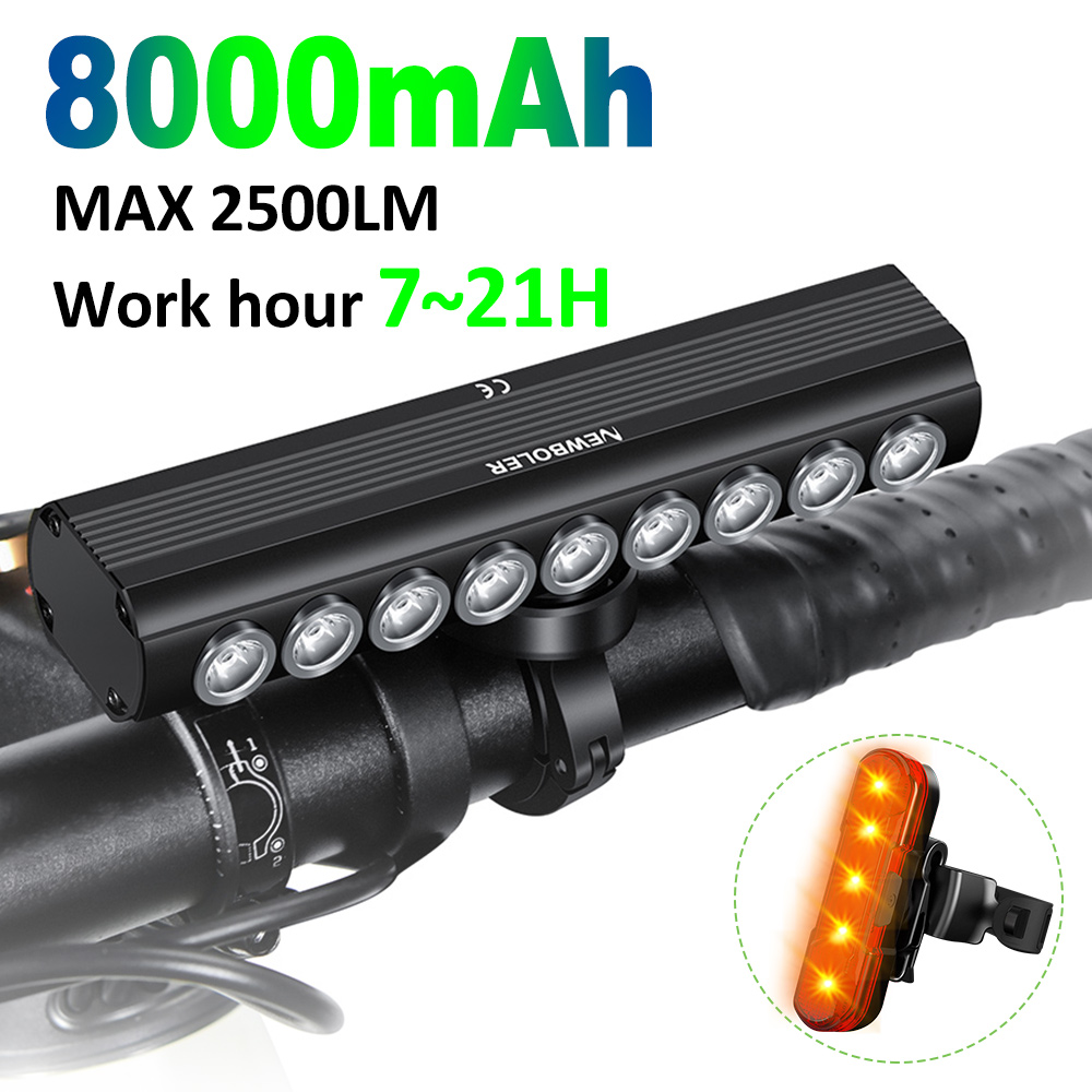 NEWBOLER 8000mAh Bicycle Light - огляд і ціна Mountain Biking Backpack
