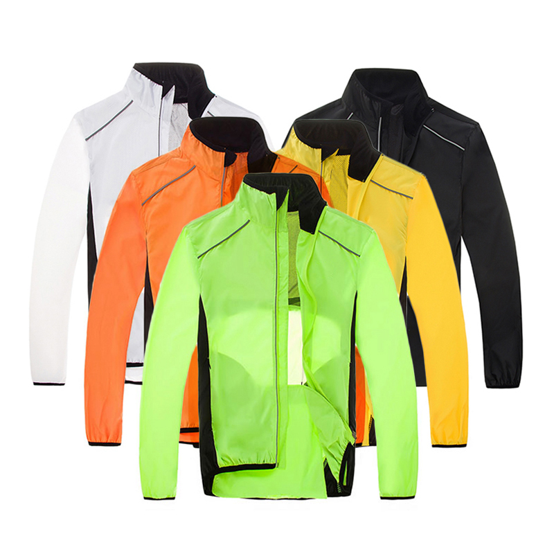Orange wind cycling jacket mtb - огляд і ціна Mountain Biking Rain Jacket