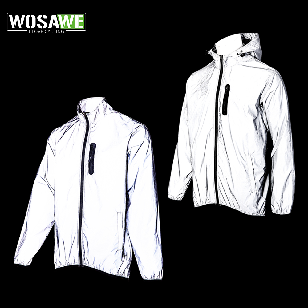 WOSAWE Men's Fully Reflective  - огляд і ціна Mountain Biking Rain Jacket