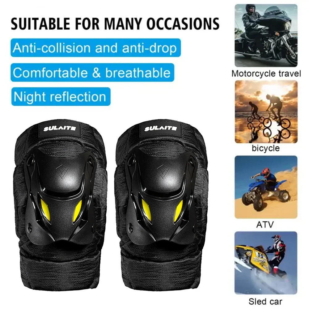 1Pair Electric Bike Motorcycle - огляд і ціна Mountain Biking Elbow Pads