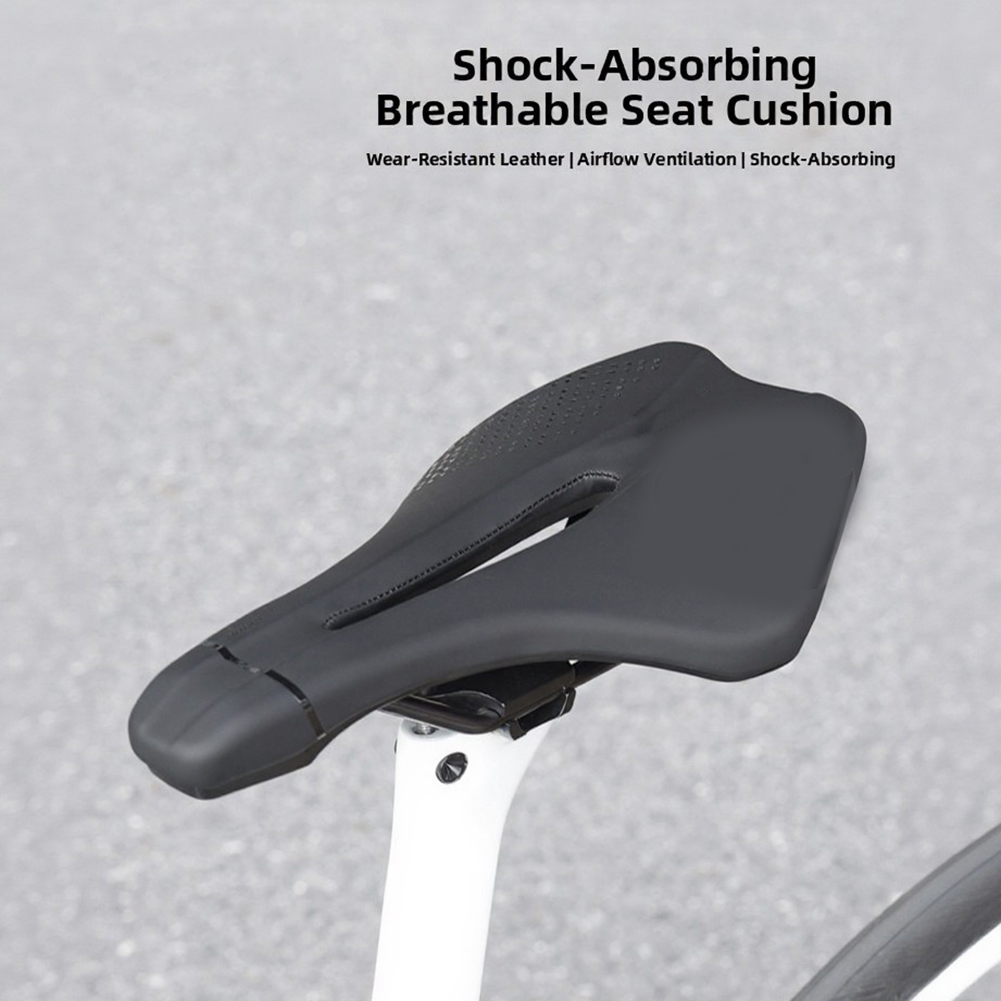 Black PU Leather Shock Absorbi - огляд і ціна Mountain Biking Accessories