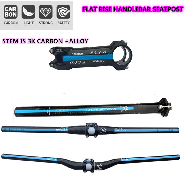 carbon handlebar cycling blue  - огляд і ціна Mountain Biking Blue Mountains