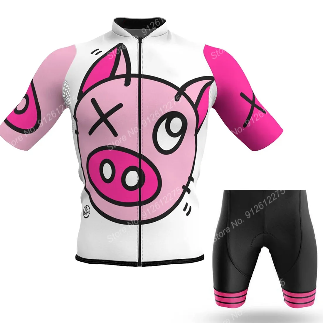 Set Cartoon Comic Pig 2023 Cyc - огляд і ціна Mountain Biking Pants For Men