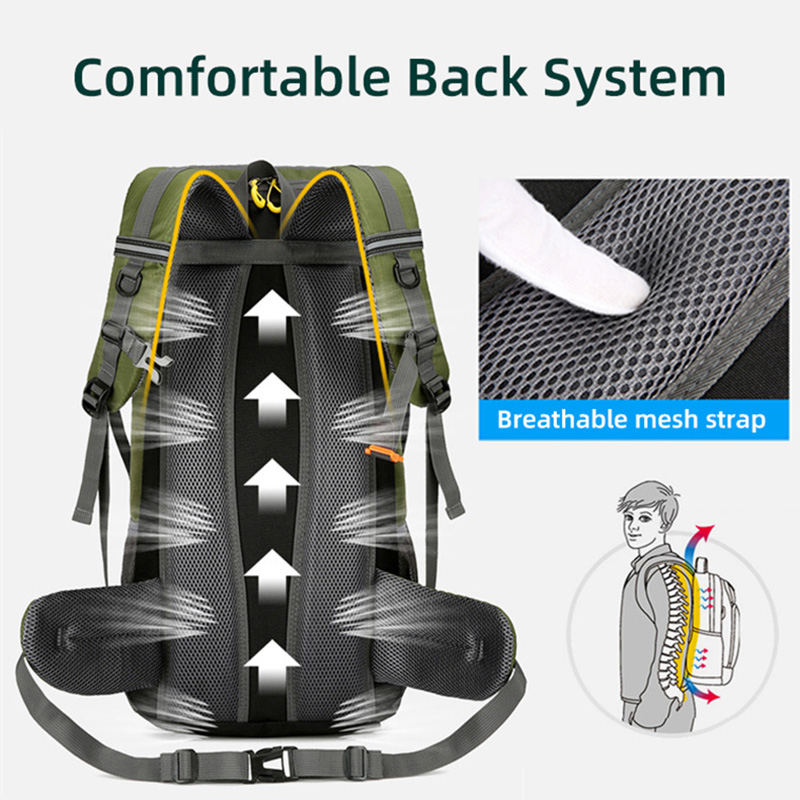 50L Travel Backpack Camping Me - огляд і ціна Mountain Biking Backpack