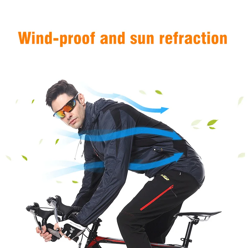 Reflective Waterproof Cycling  - огляд і ціна Mountain Biking Rain Jacket