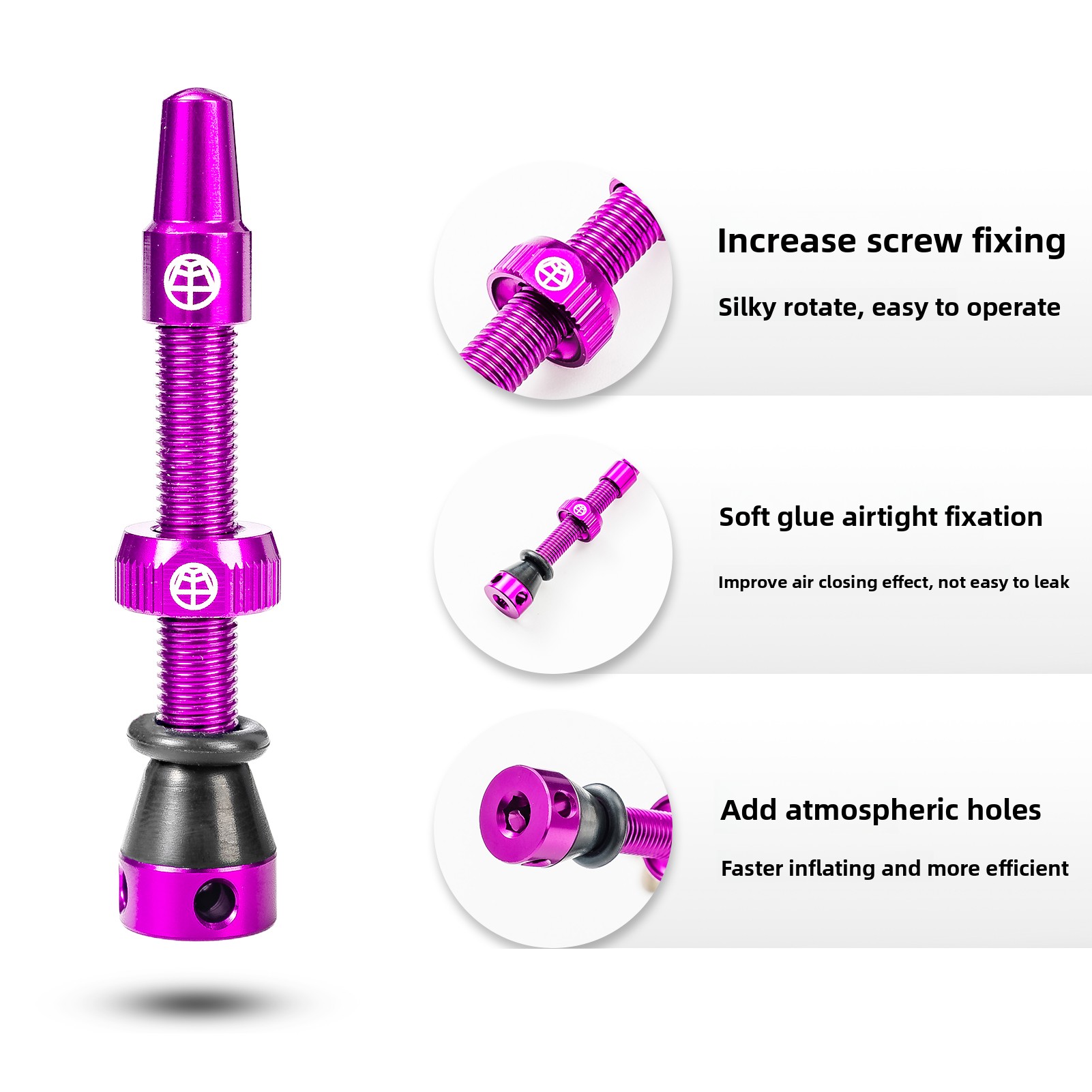 OFFBONDAGE Bicycle Tubeless Va - огляд і ціна Tubeless Valve Core
