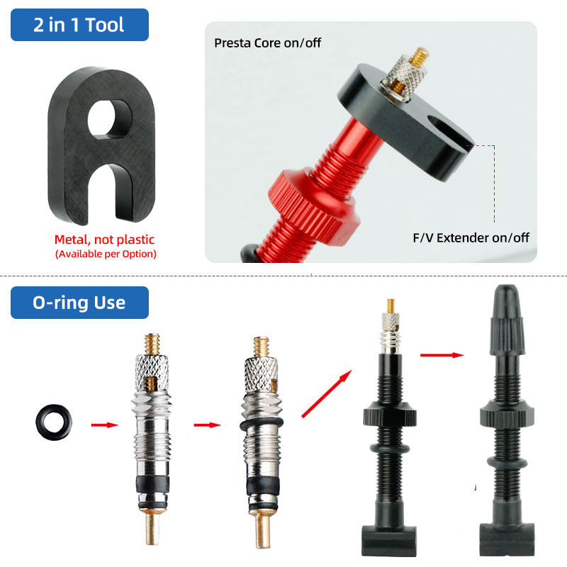 Deemount Presta Valve Core Bra - огляд і ціна Tubeless Valve Core