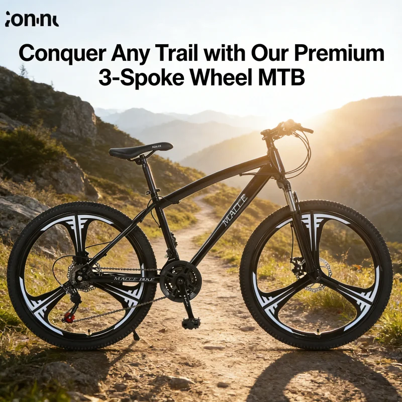 Black 24-inch Three-Knife Moun - огляд і ціна Mountain Biking Gear
