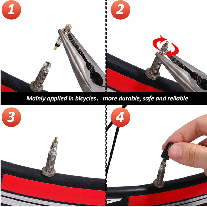 6/12pcs Bicycle Removable Pres - огляд і ціна Tubeless Valve Core